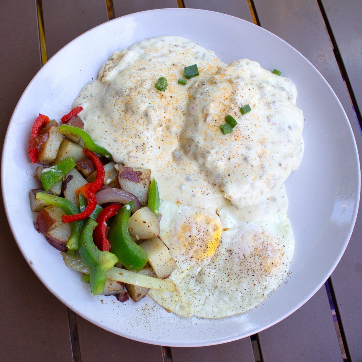 Biscuit and Gravy Combo.